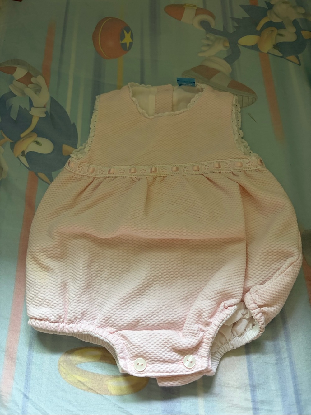 Delicate Pink Baby One-Piece Romper